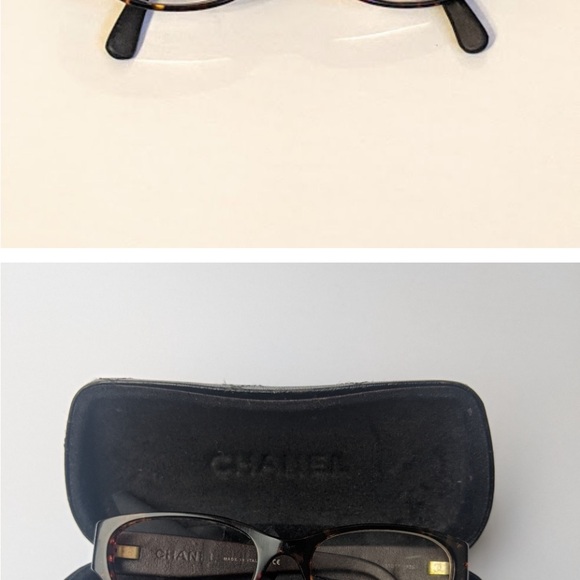 Chanel Quilted Sunglasses Case with Tortoise Shell Glasses - Picture 4 of 7